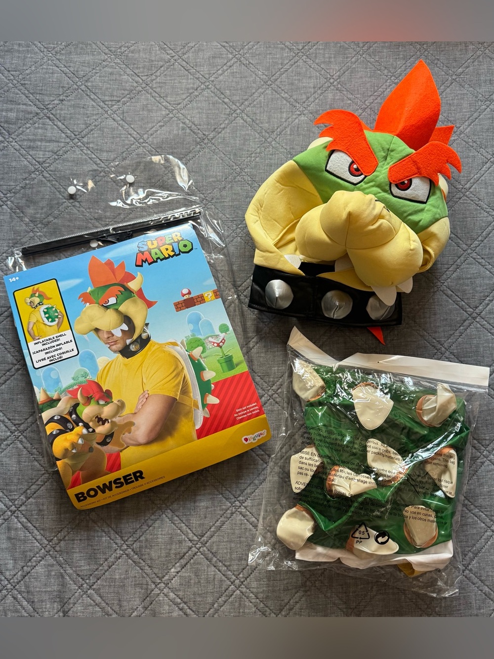 Nintendo Bowser Plush Hat & Shell Accessories